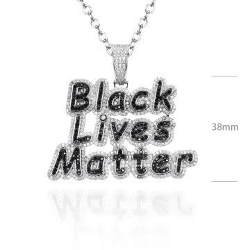 Wholesale Sterling Silver Pendant Necklace Hip Hop Jewelry